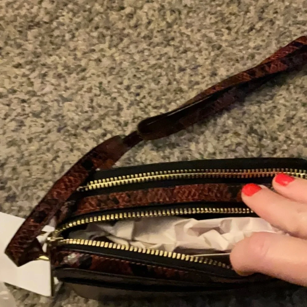 NWT Ted Baker Snakeskin Crossbody bag
